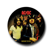 ACDC HIGHWAY TO HELL ROCK BAND TSHIRT AND BADGE PINS INDIA