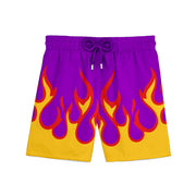 Hot Rod Flames Skater All over Shorts Front