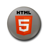 HTML 5 LOGO BADGE PIN