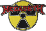 Megadeth Radioactive Nuclear Embroidered Patch