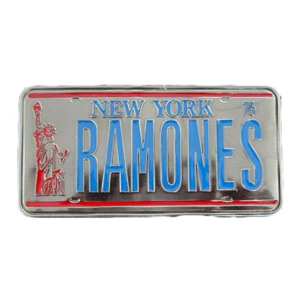 Ramones Number Plate Belt Buckle