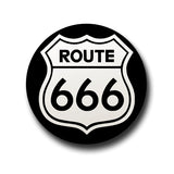 Route 666 Button Badge