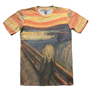 The scream painting tshirt front
