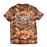 Lamb Of God - Logo Cammo  Band T-shirt
