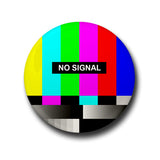 Tv Static Button Badge